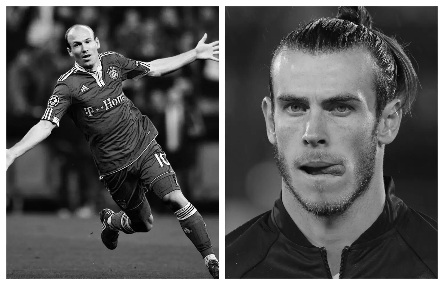 Arjen Robben vs Gareth Bale Stats
