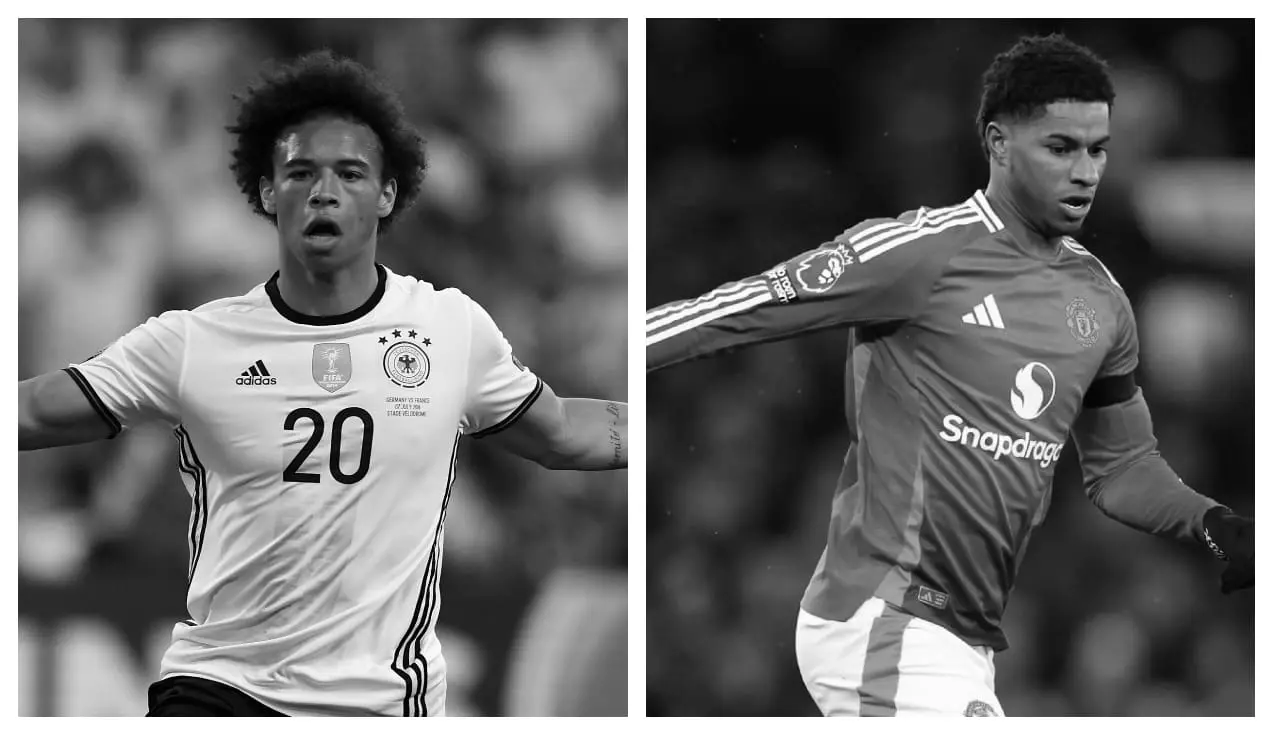 Leroy Sane vs Marcus Rashford Stats Comparison Career All Time Stats