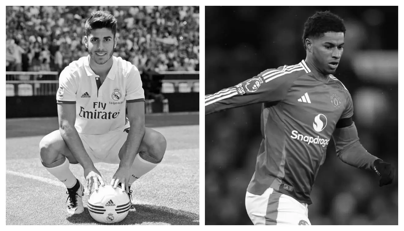 Marco Asensio vs Marcus Rashford Stats