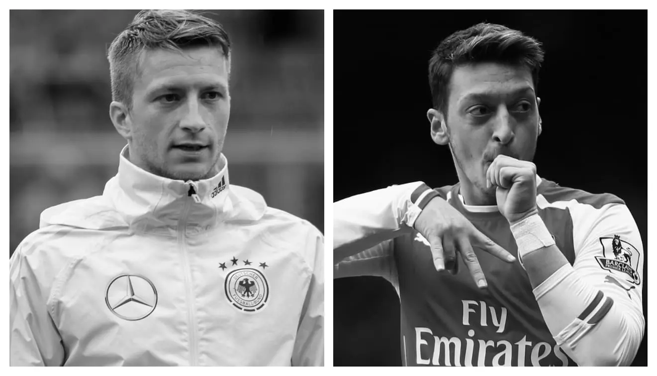 Marco Reus vs Mesut Ozil Stats