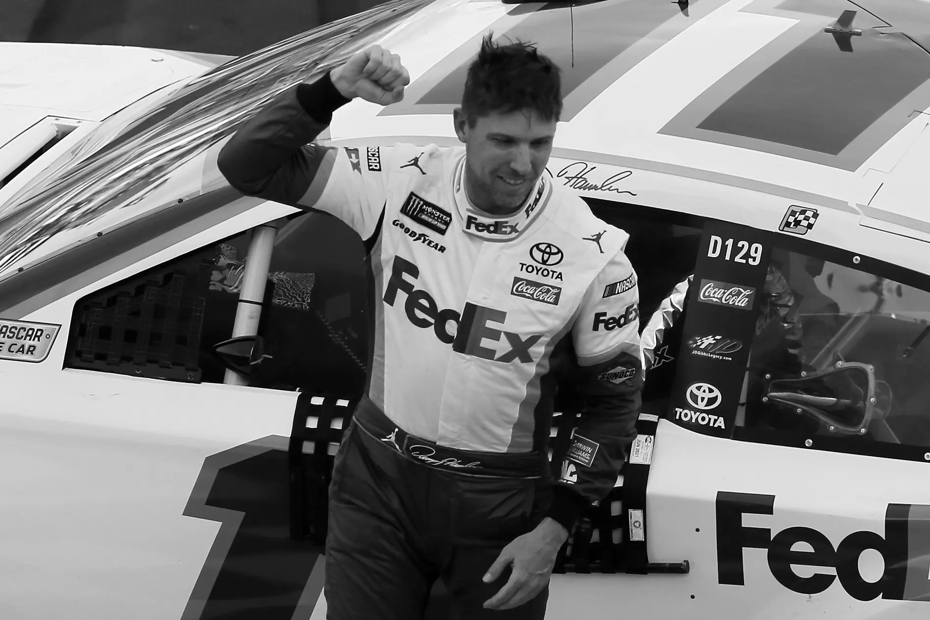 Denny Hamlin Race Car Driver