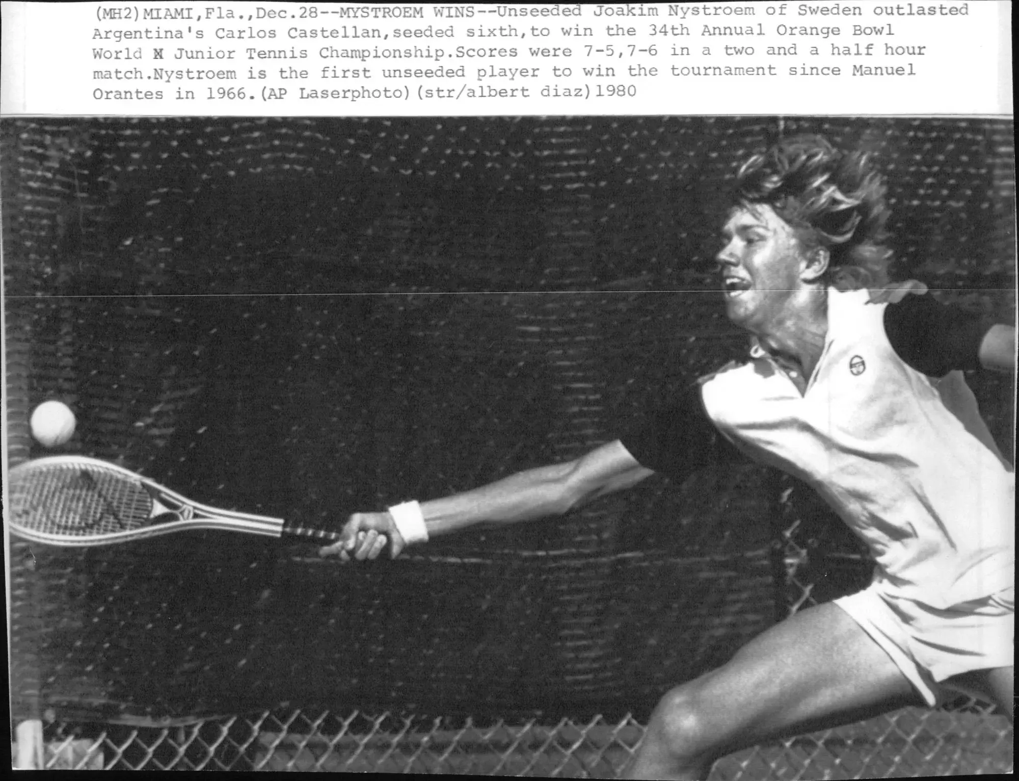Joakim Nystrom Tennis Player