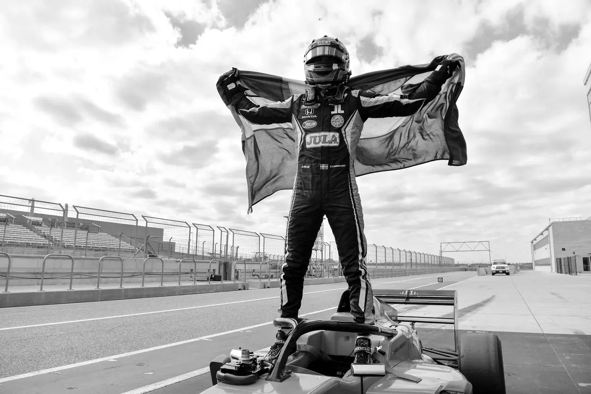 Linus Lundqvist Race Car Driver