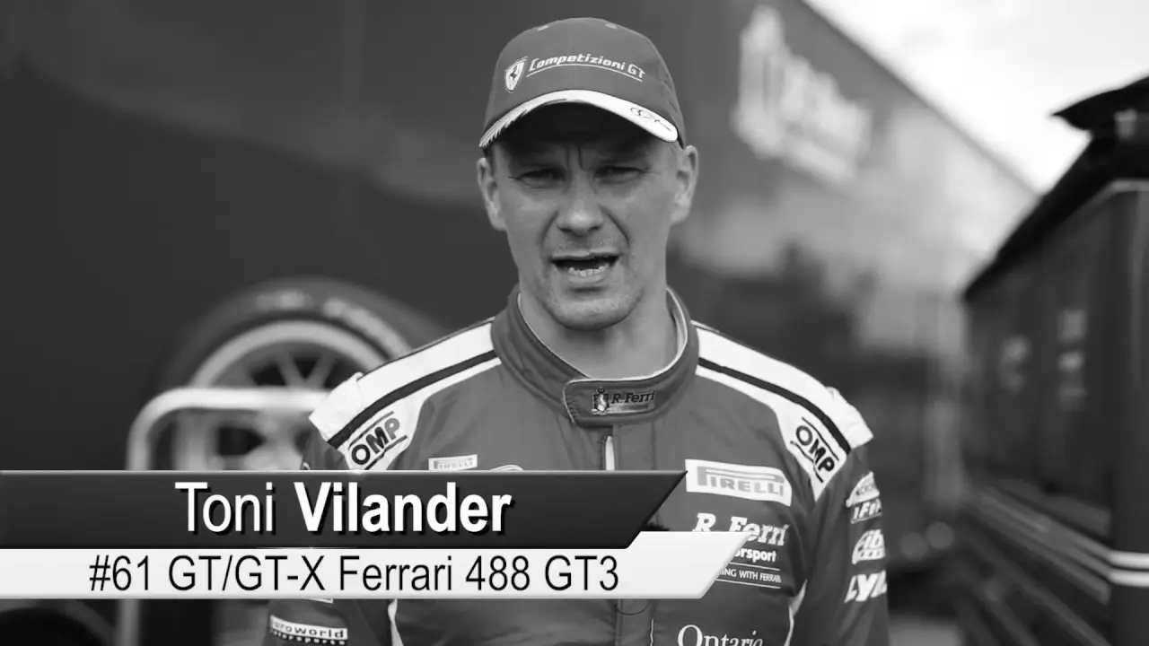 Toni Vilander Race Car Driver