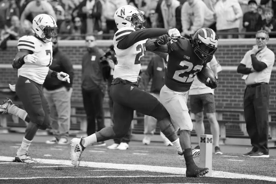 Karan Higdon college football running back