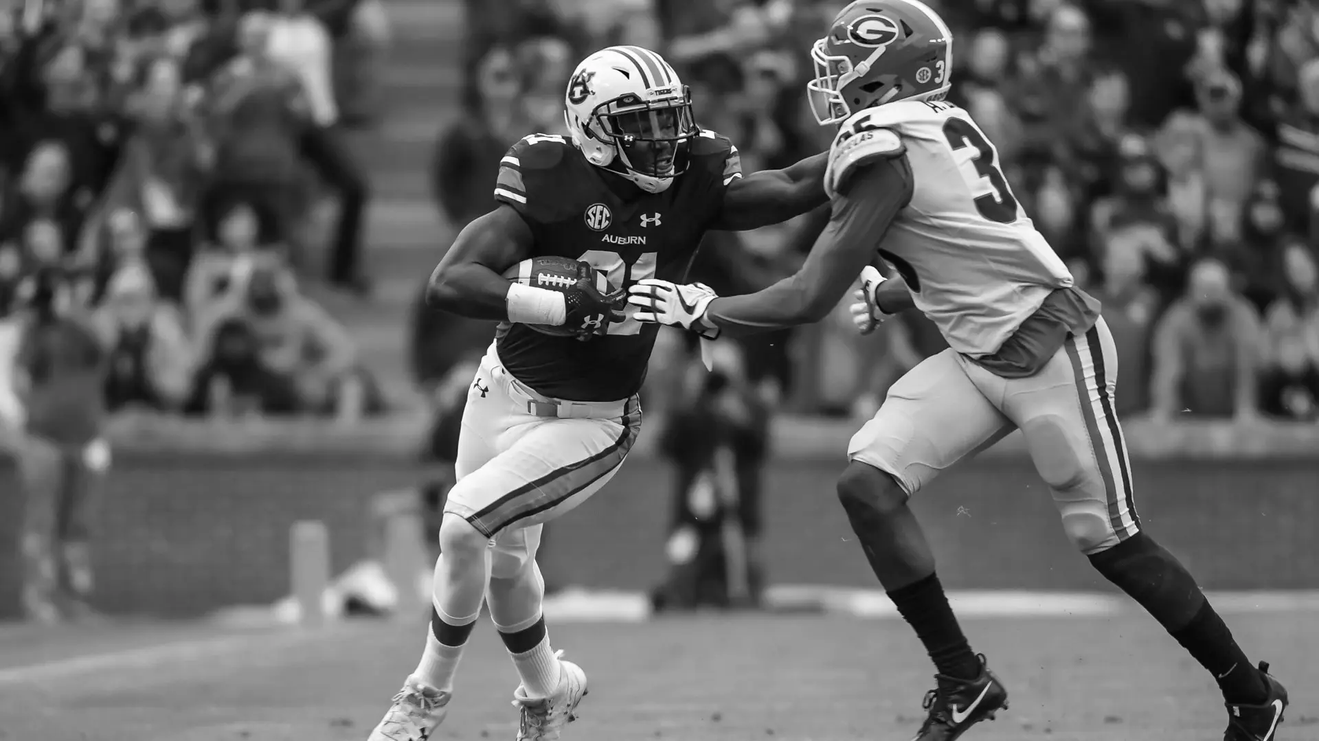 Kerryon Johnson college football running back
