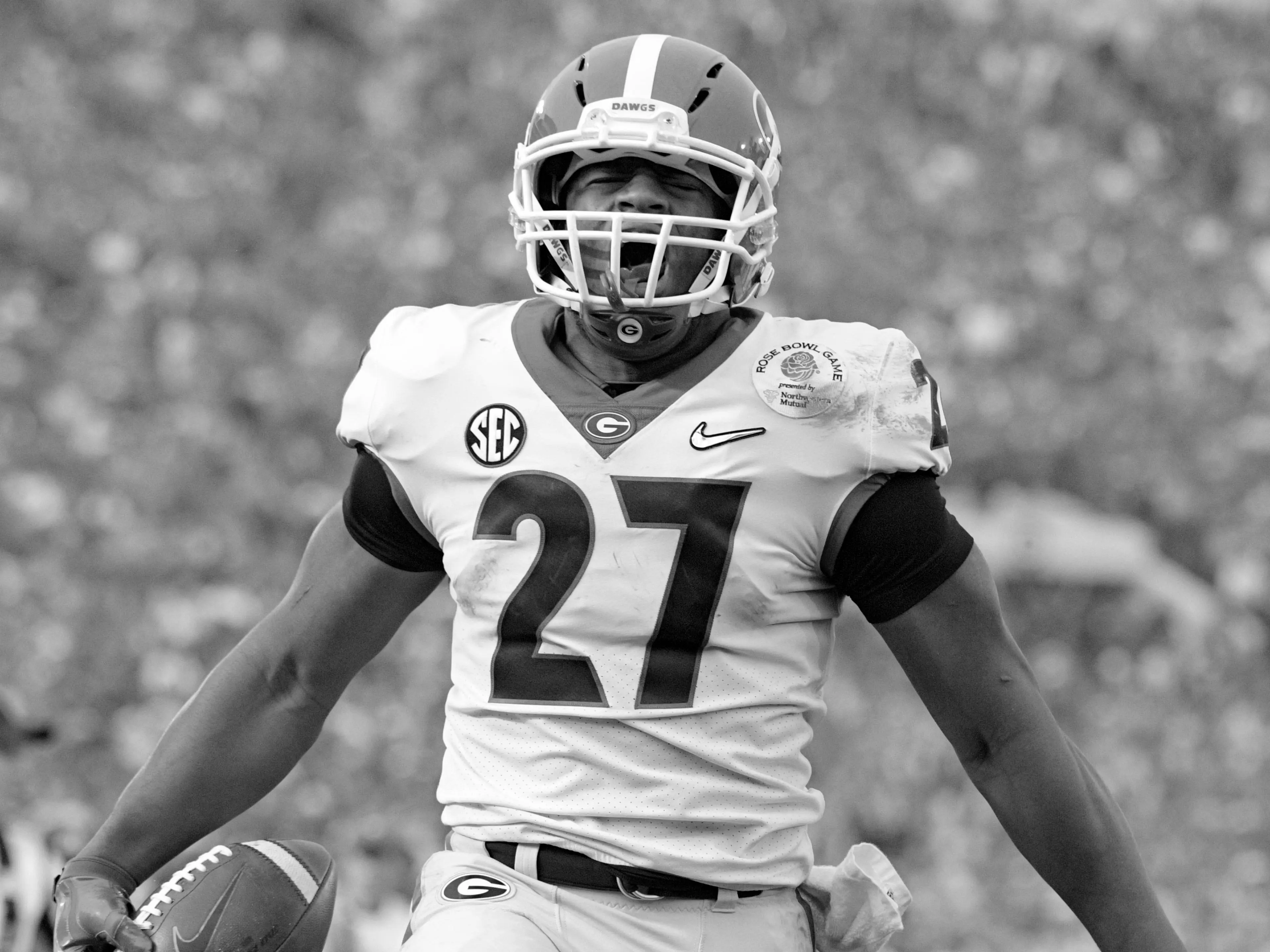 Nick Chubb college football running back