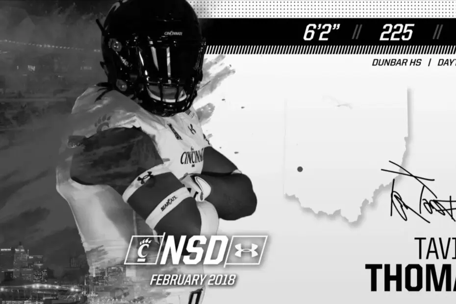 Tavion Thomas college football running back