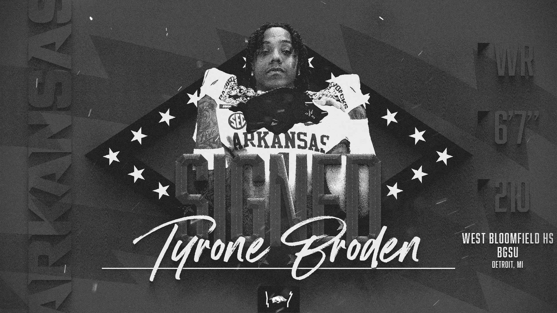 Tyrone Broden college football wide receiver