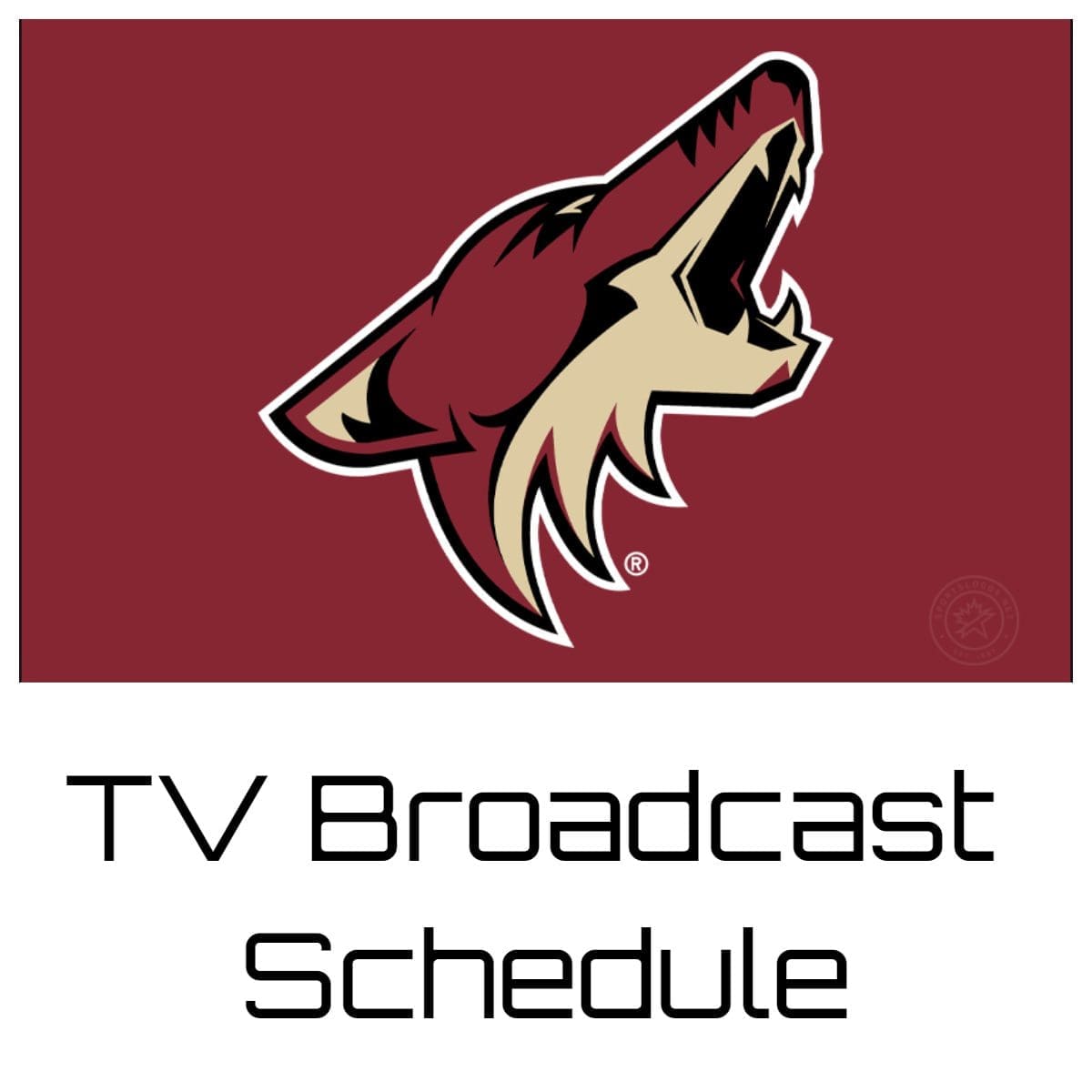 Arizona Coyotes TV Broadcast Schedule