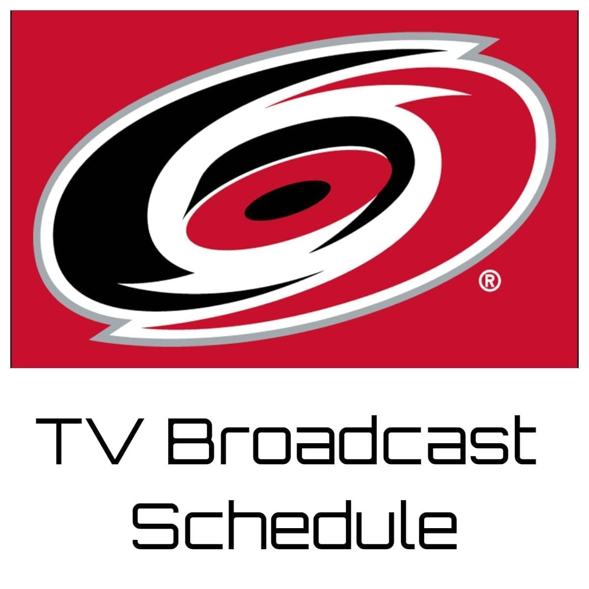 Carolina Hurricanes TV Broadcast Schedule 2022 23 Printable PDF