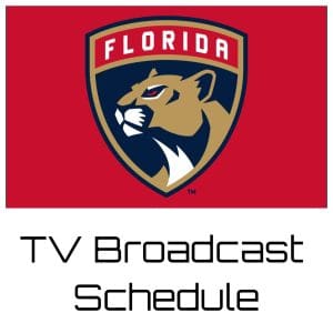 Florida Panthers TV Broadcast Schedule