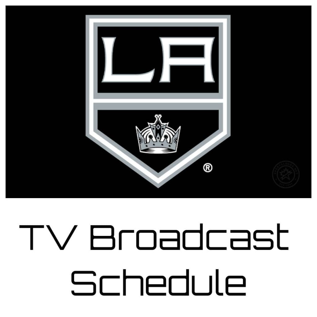 Los Angeles Kings TV Broadcast Schedule 202324 Bally Sports West