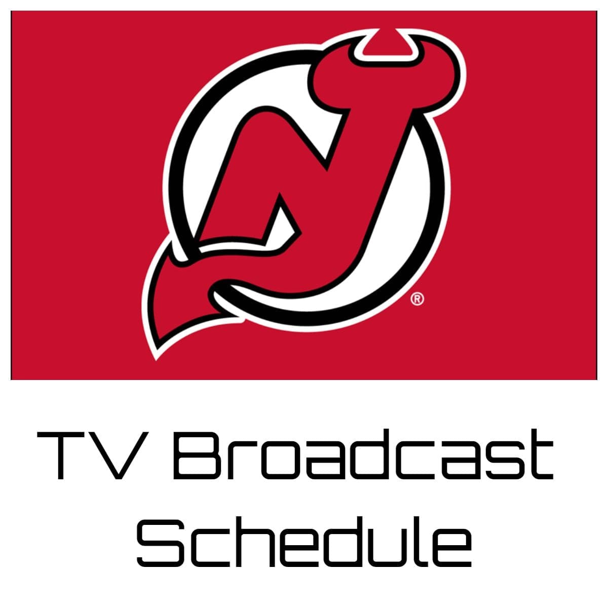 New Jersey Devils TV Broadcast Schedule