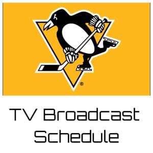 Pittsburgh Penguins TV Broadcast Schedule