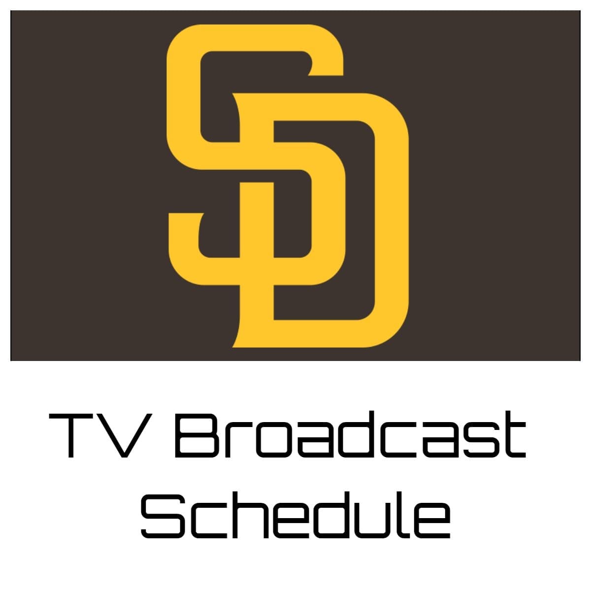 San Diego Padres TV Broadcast Schedule