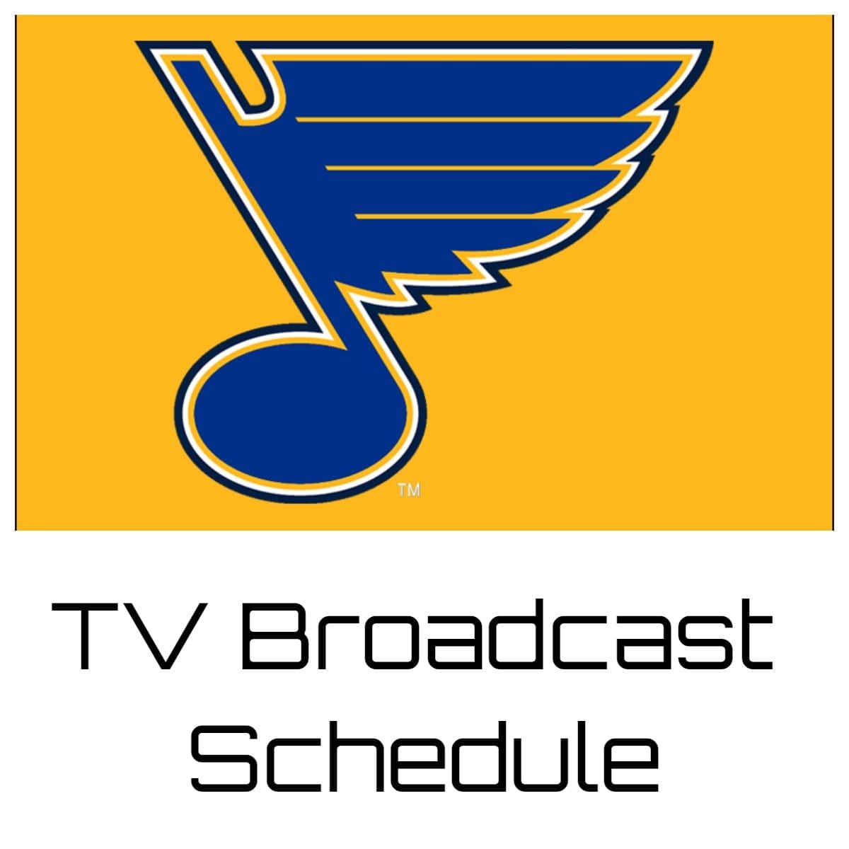 St. Louis Blues TV Broadcast Schedule