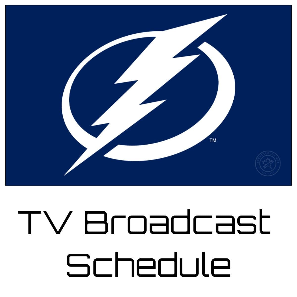 Tampa Bay Lightning TV Broadcast Schedule