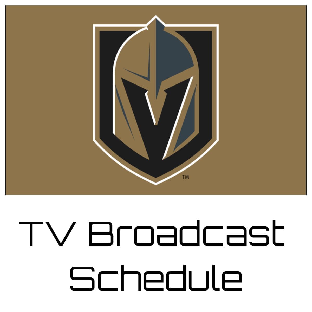 Vegas Golden Knights TV Broadcast Schedule