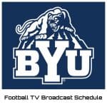 BYU Cougars Football TV Broadcast Schedule