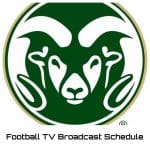 Colorado State Rams Football TV Broadcast Schedule