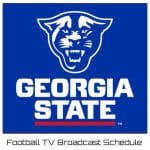 Georgia State Panthers Football TV Broadcast Schedule