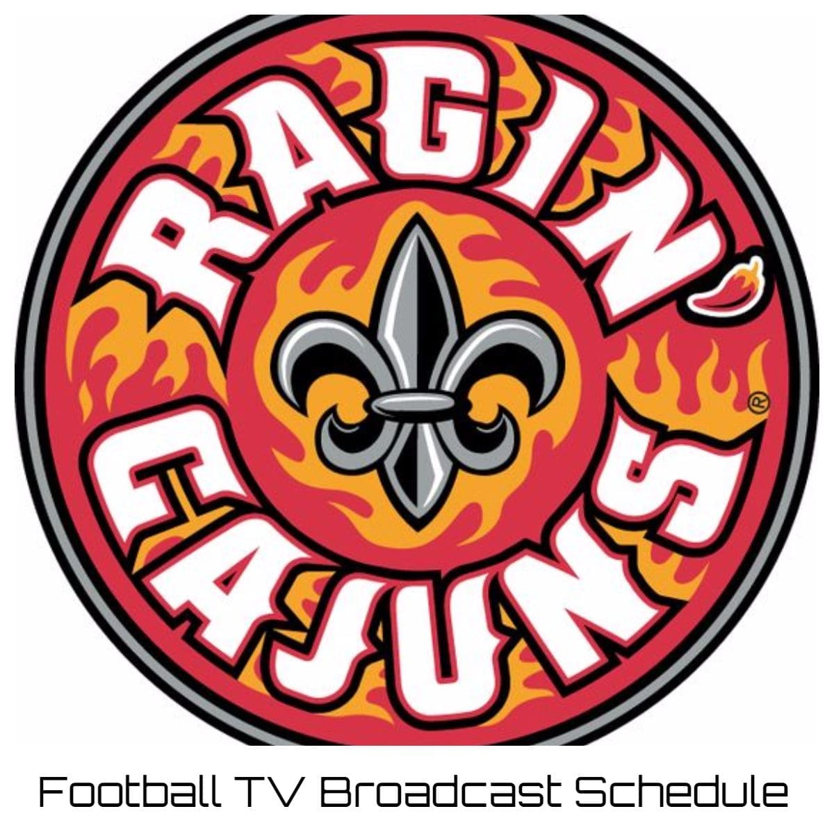 Louisiana Ragin' Cajuns Football TV Broadcast Schedule