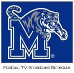 Memphis Tigers Football TV Broadcast Schedule