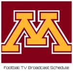 Minnesota Golden Gophers Football TV Broadcast Schedule