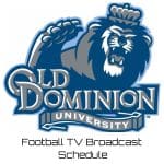 Old Dominion Monarchs Football TV Broadcast Schedule
