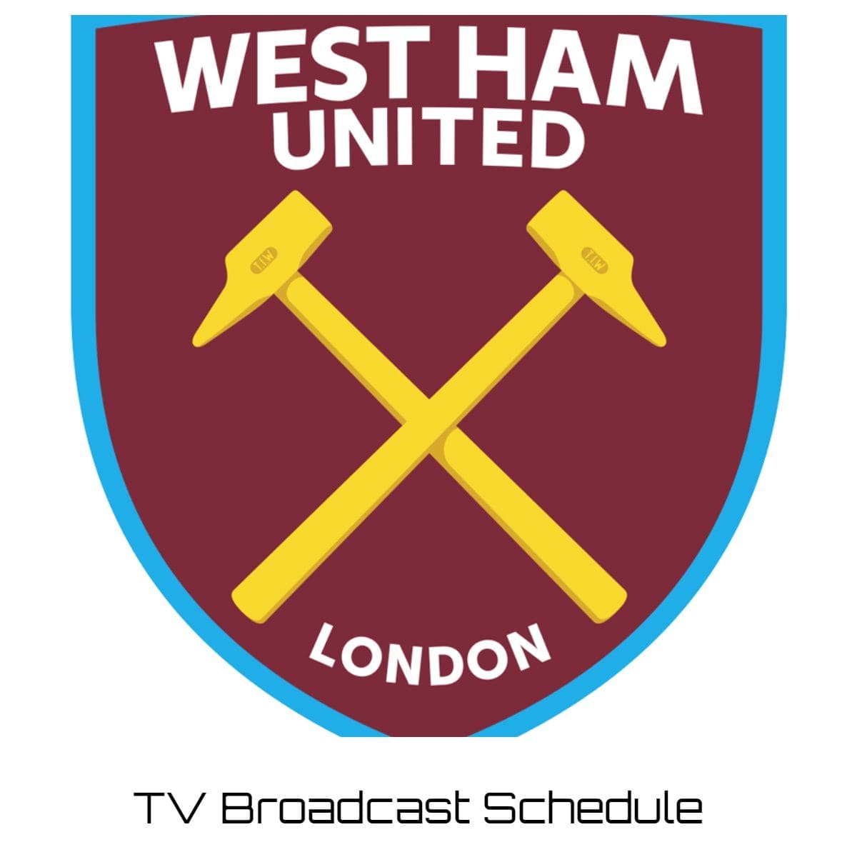 West Ham United TV Broadcast Schedule