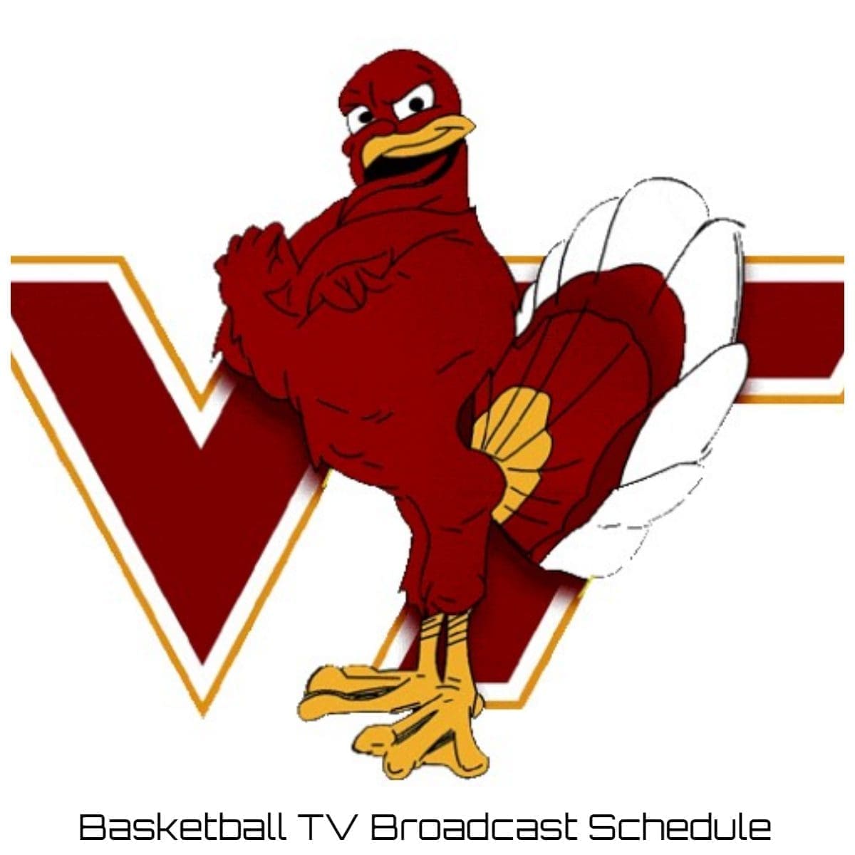 Virginia Tech Hokies Basketball TV Broadcast Schedule 2021-22 | Printable PDF