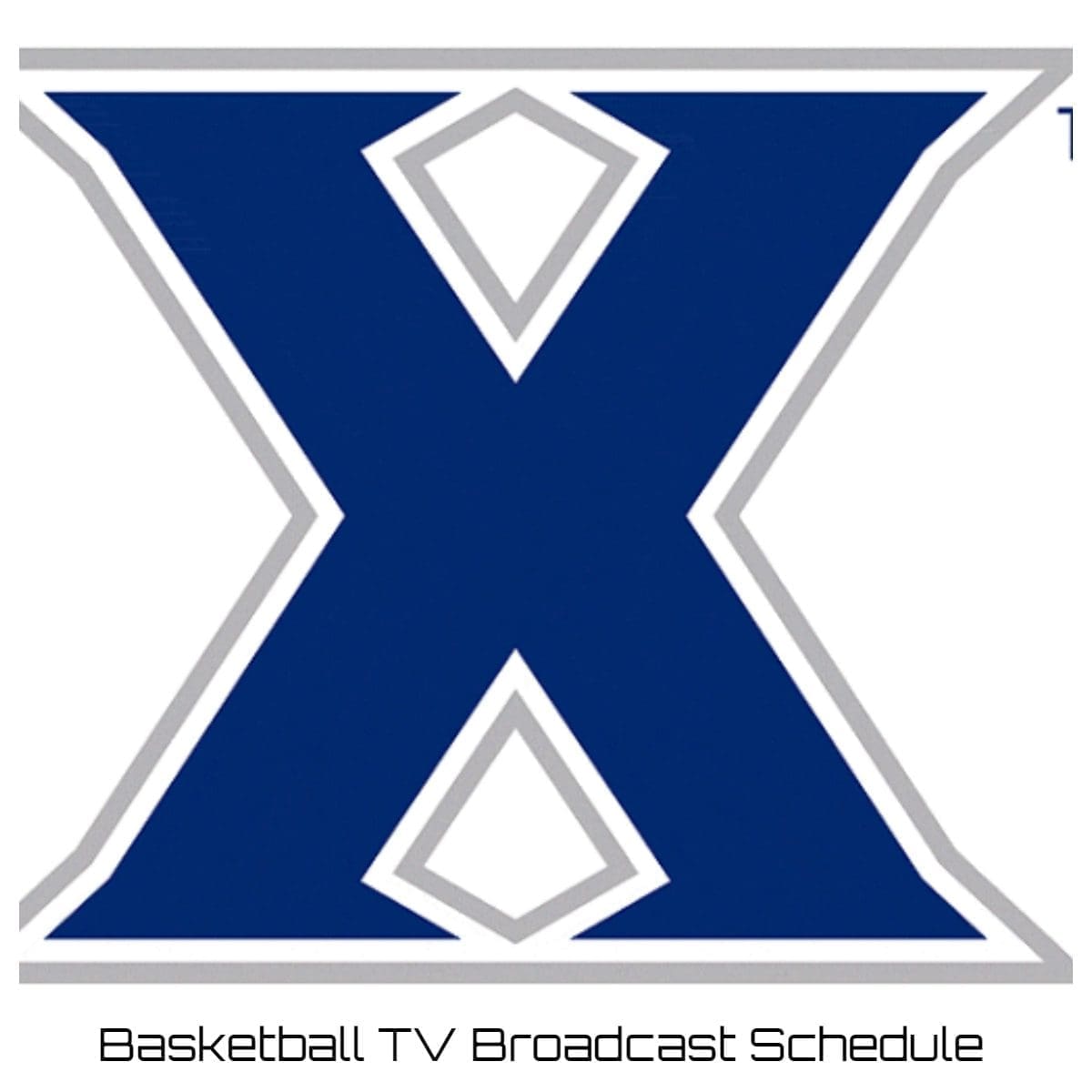 Xavier Musketeers Basketball TV Broadcast Schedule 202223 Printable PDF