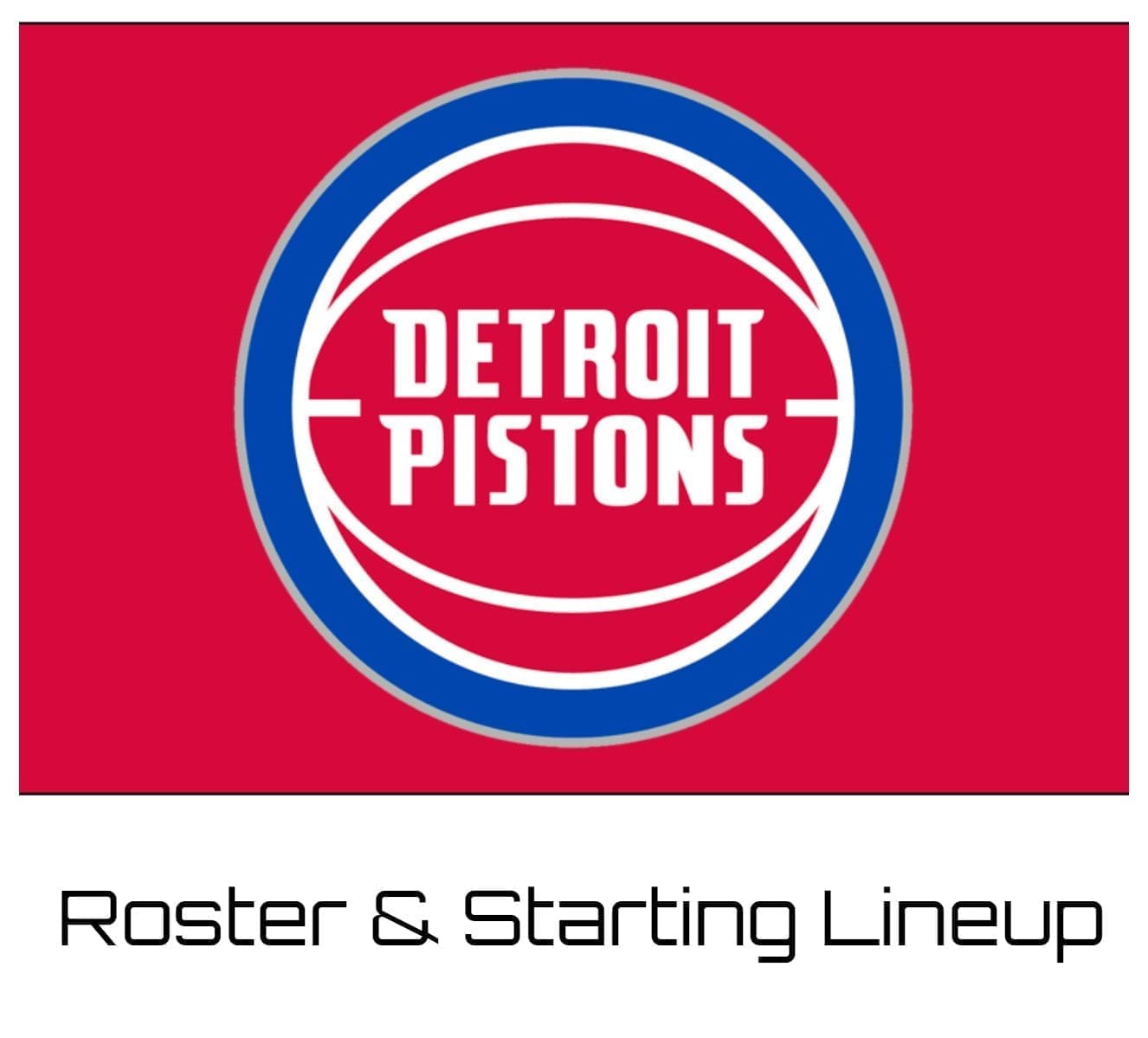 Detroit Pistons Roster 202324 Updated Depth Chart