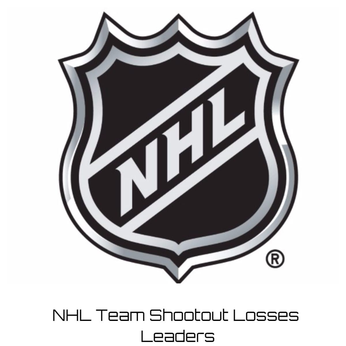 NHL Team Shootout Losses Leaders