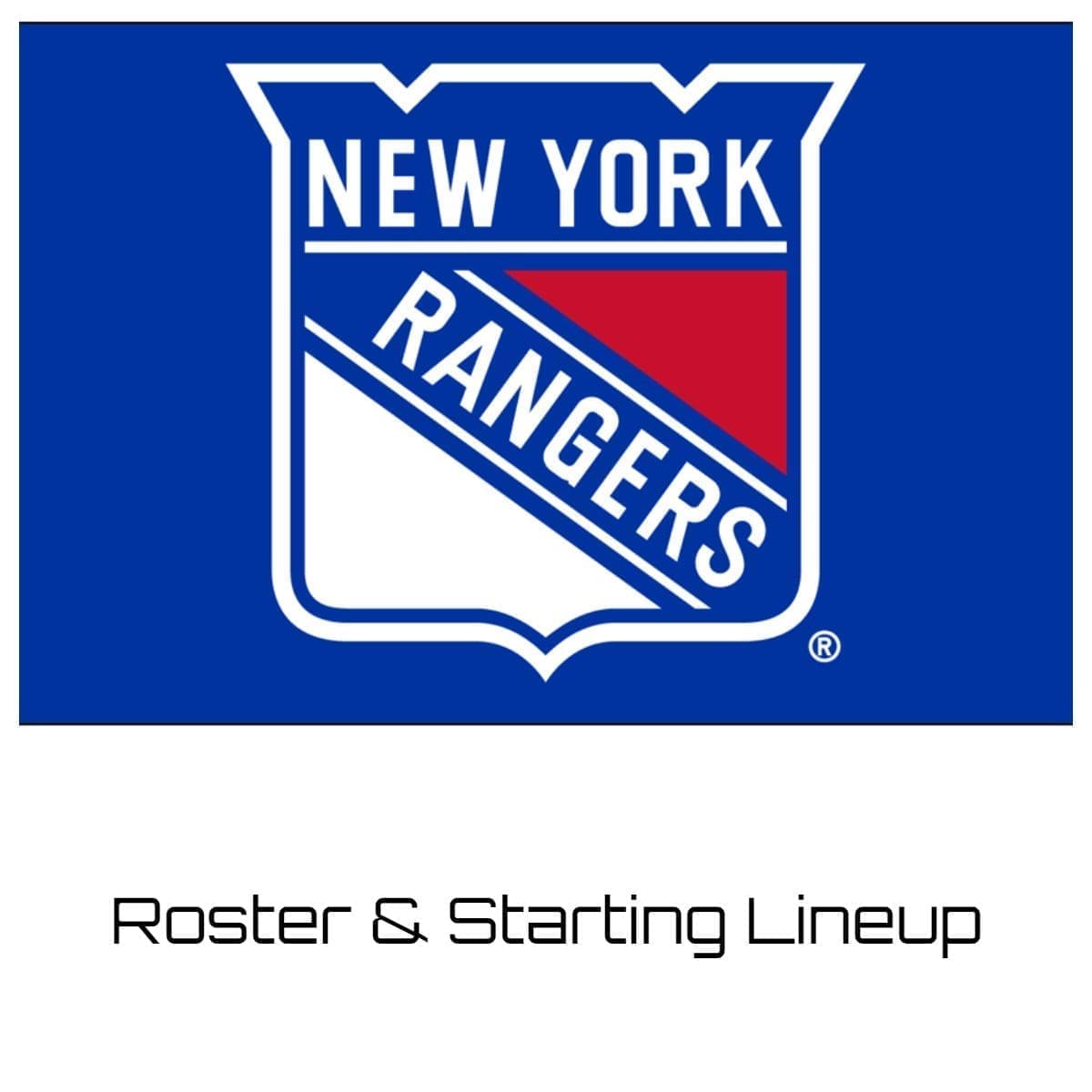 New York Rangers Roster