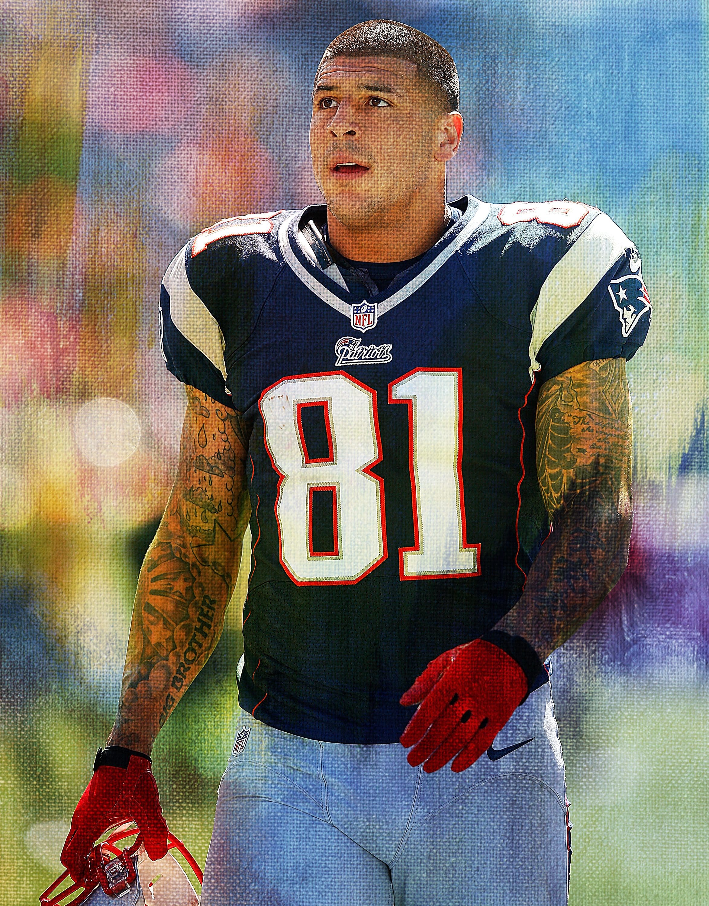Aaron Hernandez Stats