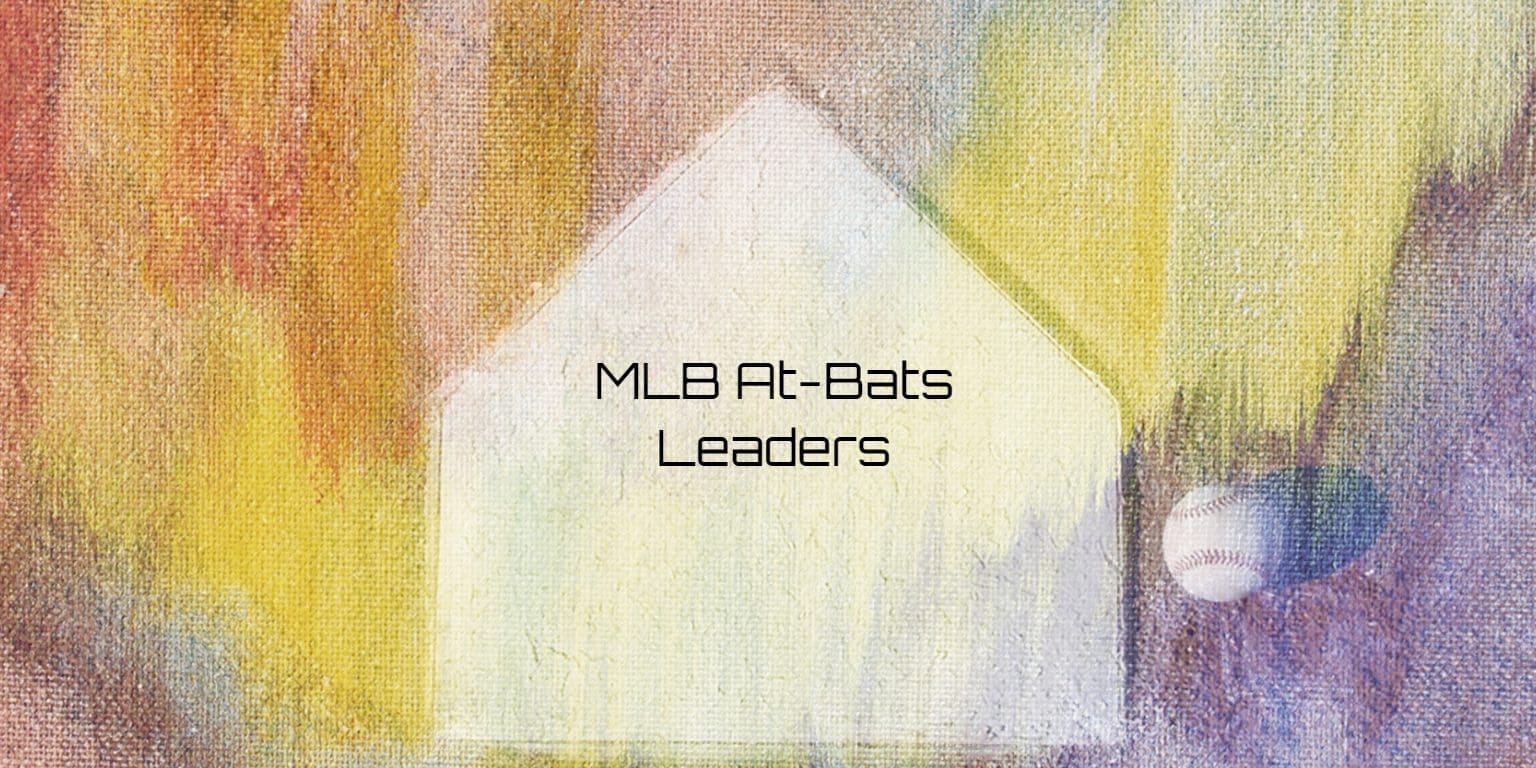 MLB At-Bats Leaders