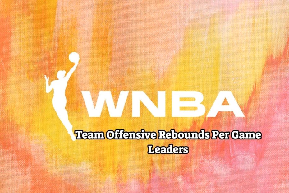 WNBA Team Offensive Rebounds Per Game Leaders