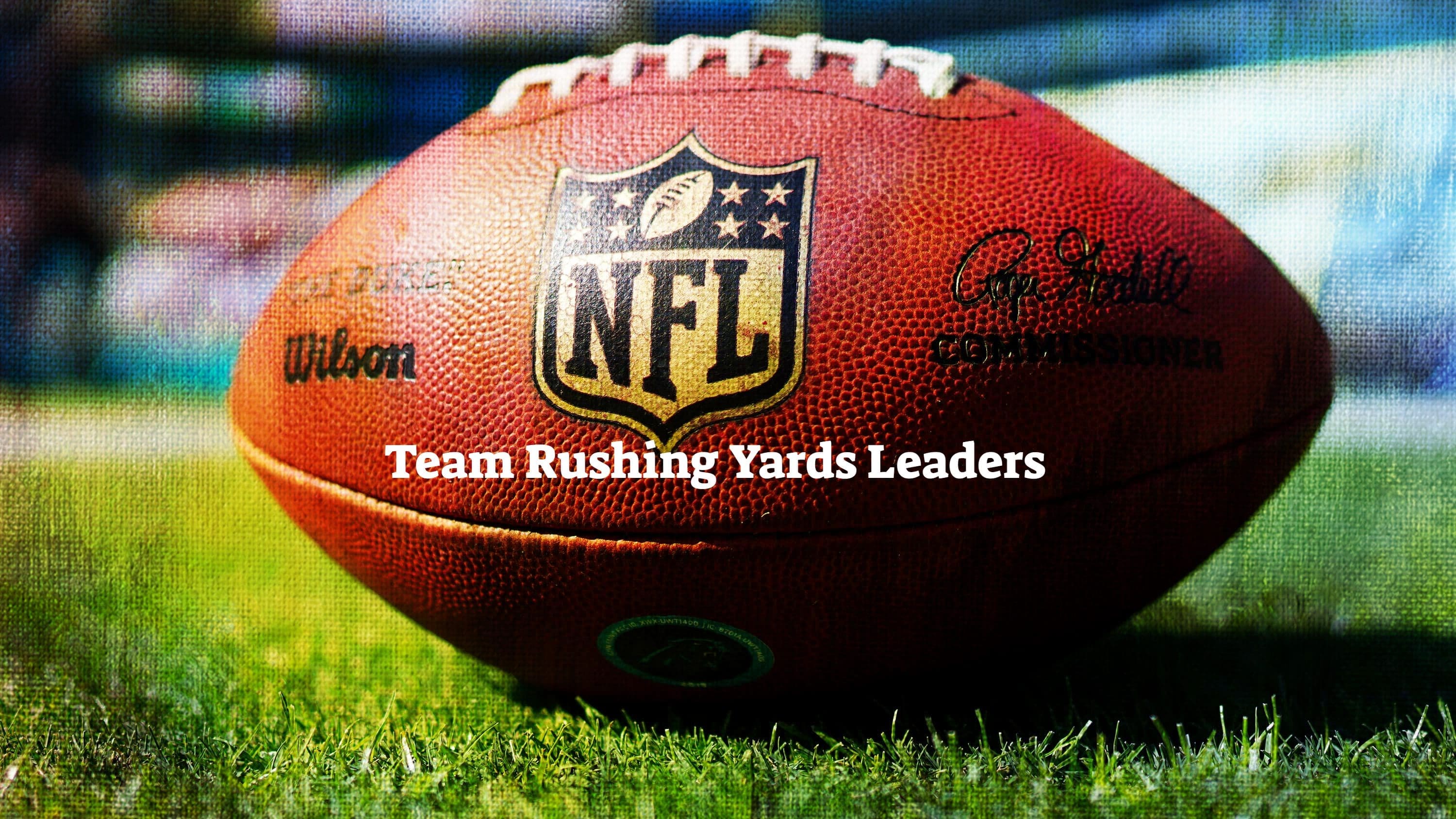 NFL Team Rushing Yards Leaders 2023? Team Rankings
