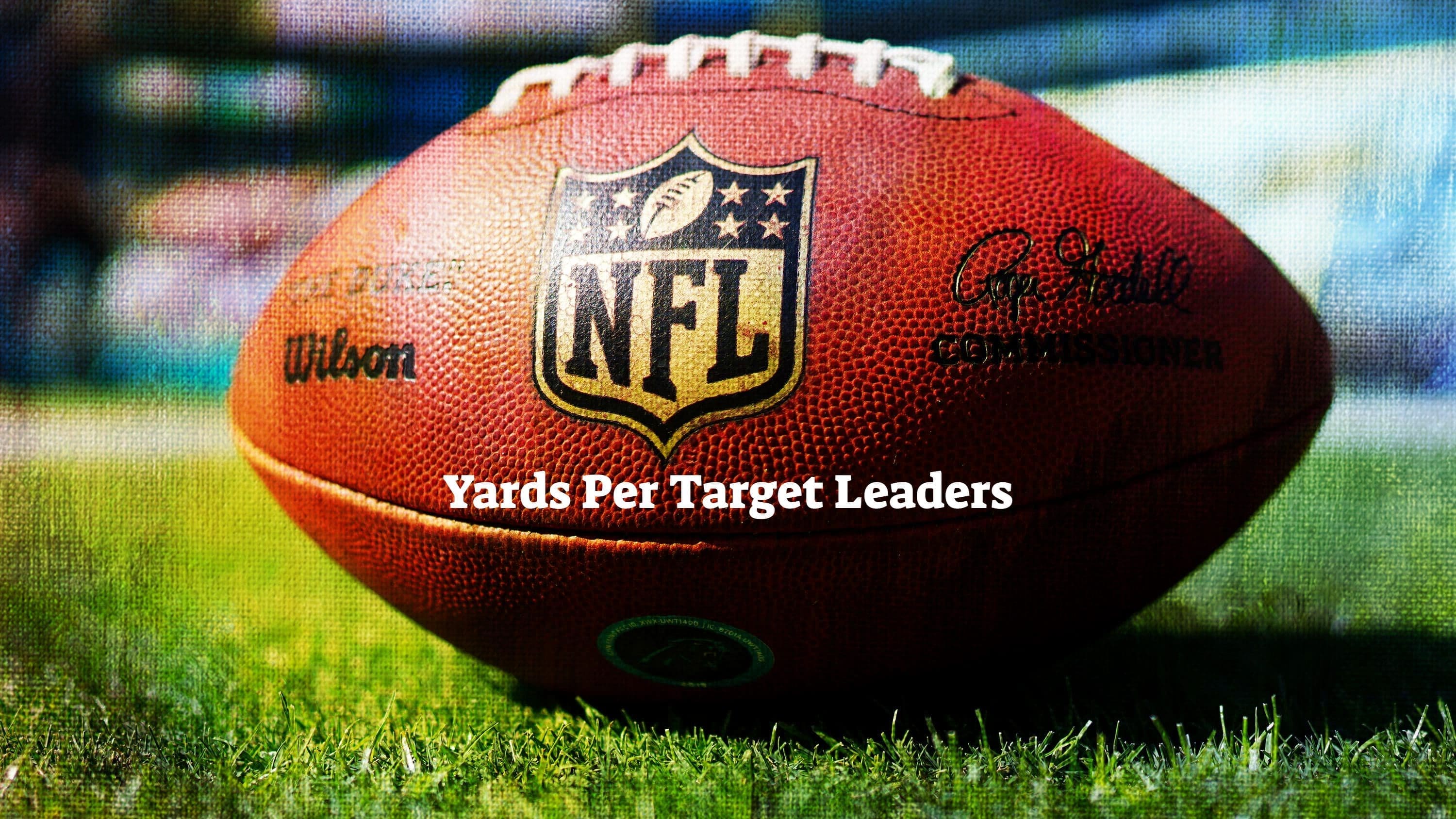 NFL Yards Per Target Leaders