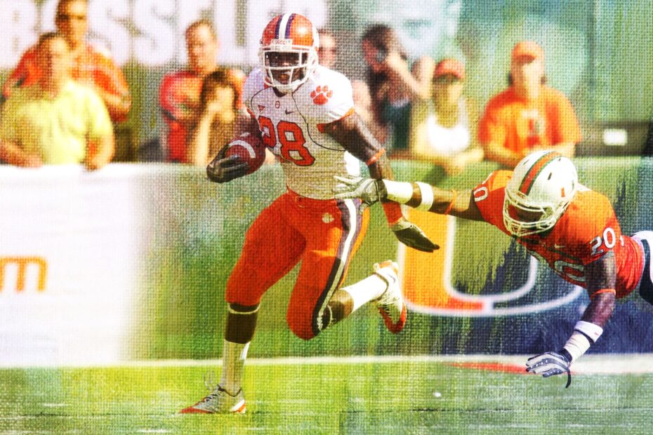 C.J. Spiller College Stats