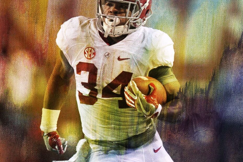 Damien Harris College Stats