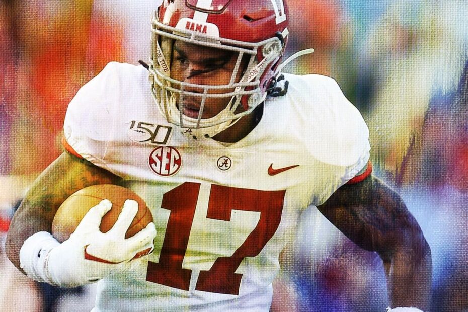 Jaylen Waddle College Stats