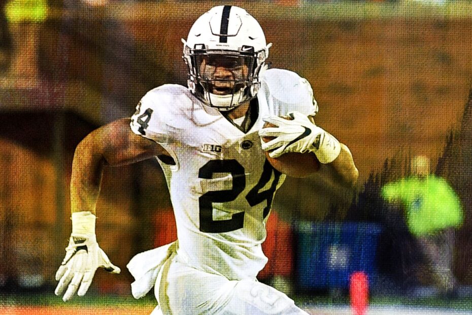 Miles Sanders College Stats