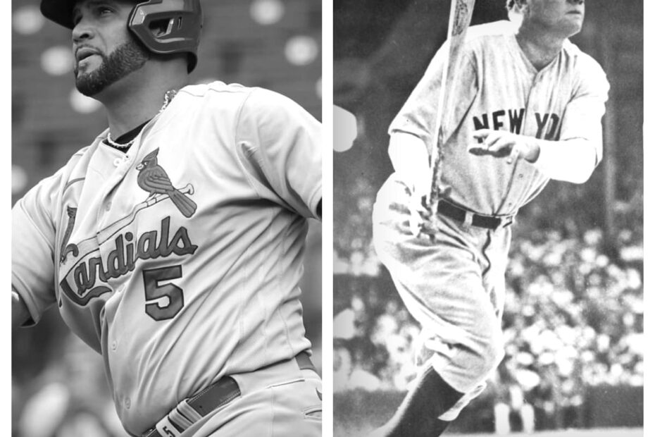 Albert Pujols vs Babe Ruth