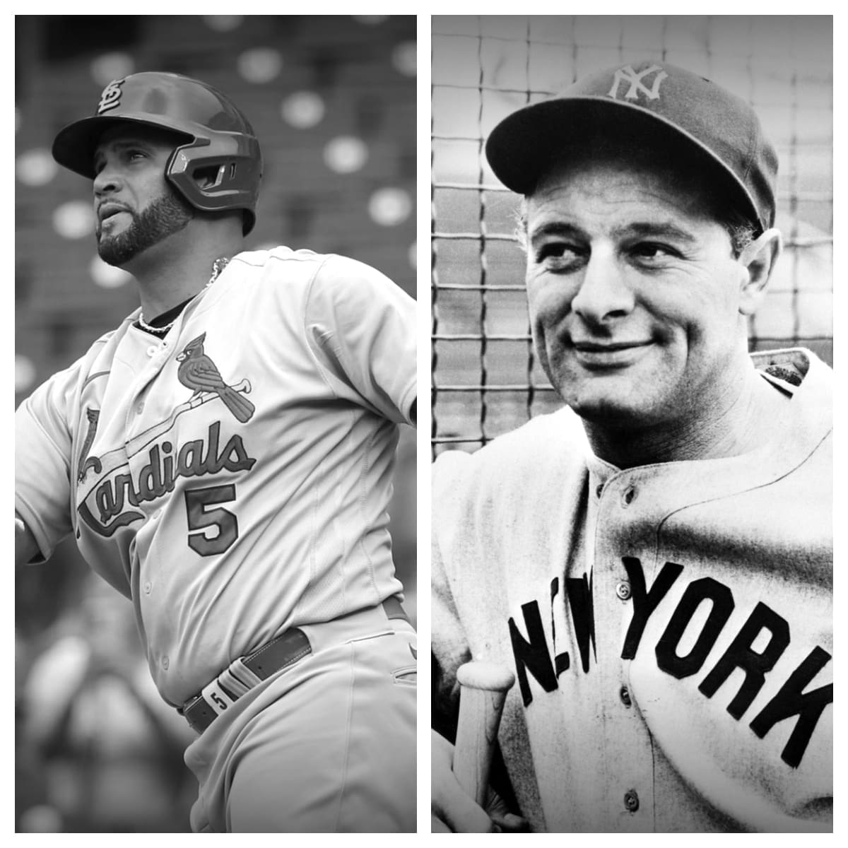 Albert Pujols vs Lou Gehrig