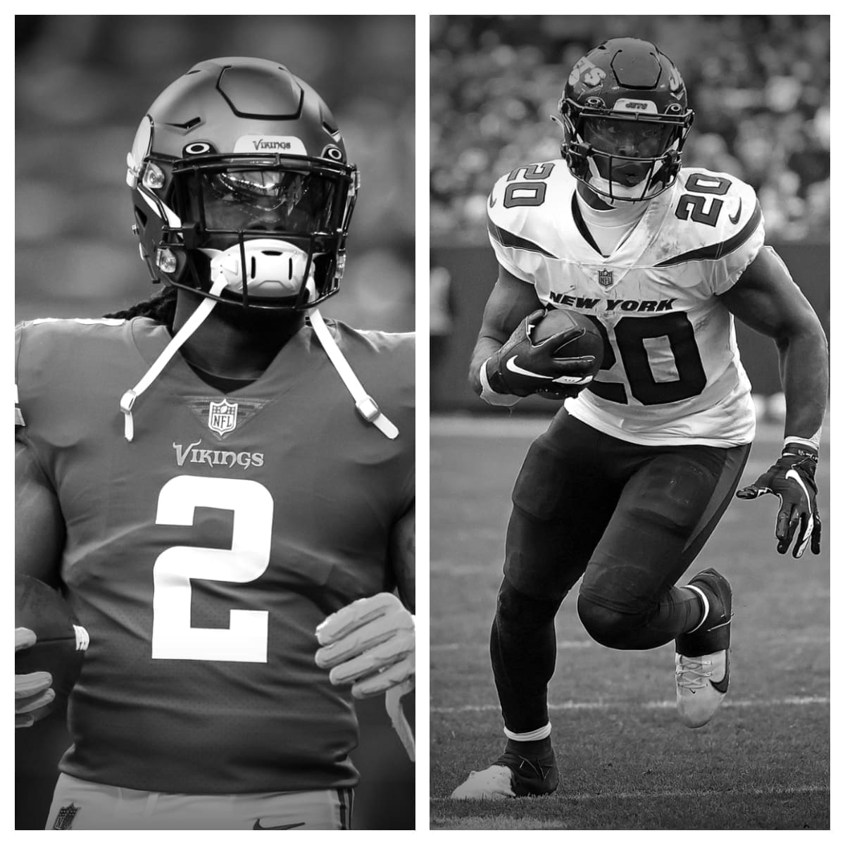 Alexander Mattison vs Breece Hall