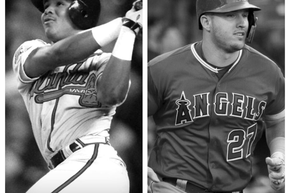 Andruw Jones vs Mike Trout