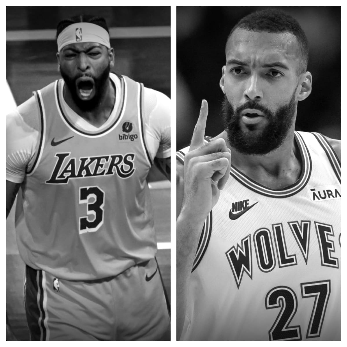 Anthony Davis vs Rudy Gobert